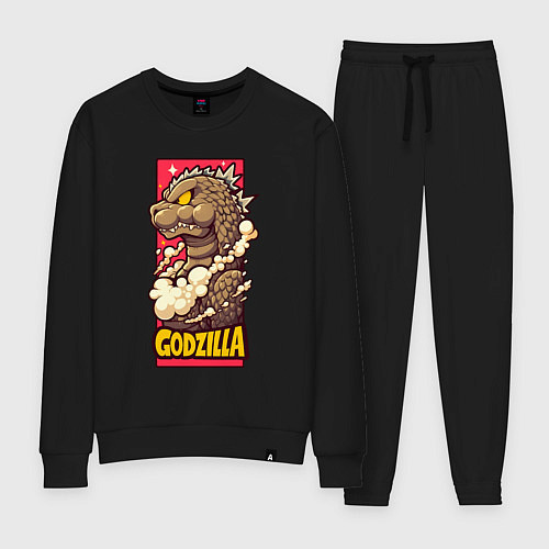 Женский костюм Pink godzilla / Черный – фото 1