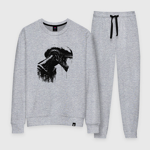 Женский костюм Мощный ксеноморф / Меланж – фото 1