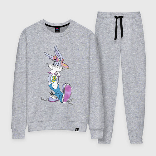 Женский костюм Bugs Bunny in the sneakers / Меланж – фото 1