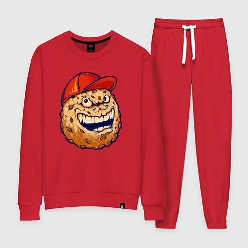 Женский костюм Печенье в кепке / Красный – фото 1