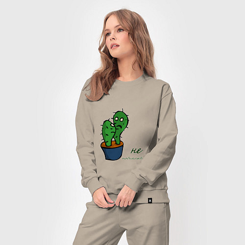 Женский костюм Говорящие кактусы / Миндальный – фото 3