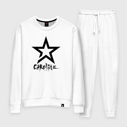 Костюм хлопковый женский Caroline - star, цвет: белый