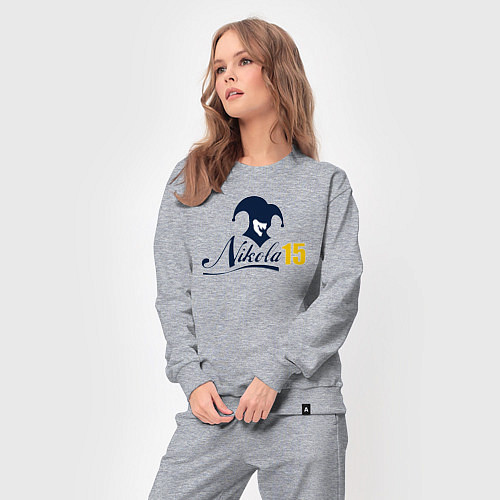 Женский костюм Nikola 15 / Меланж – фото 3