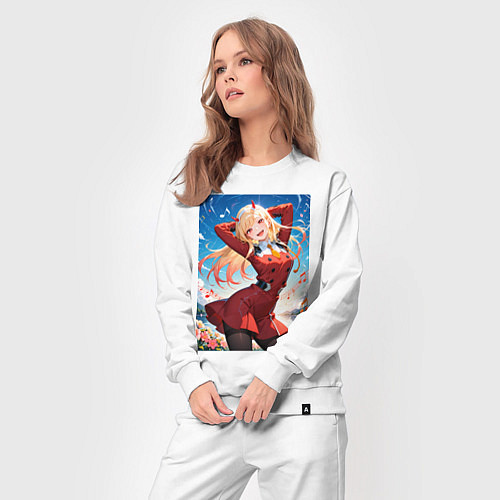 Женский костюм Марин Китагава косплей 002 Darling in the Franxx / Белый – фото 3