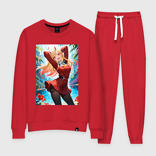 Женский костюм Марин Китагава косплей 002 Darling in the Franxx / Красный – фото 1