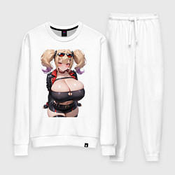 Костюм хлопковый женский Burnice White Zenless Zone Zero, цвет: белый