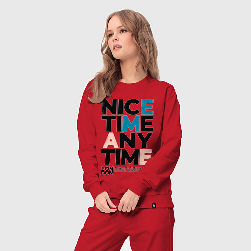 Женский костюм Nice time any time / Красный – фото 3