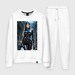 Костюм хлопковый женский Шинохира Рейка Gantz O, цвет: белый