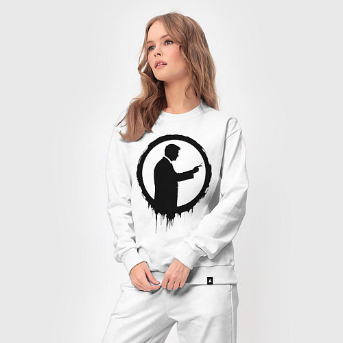 Женский костюм Учитель в круге / Белый – фото 3