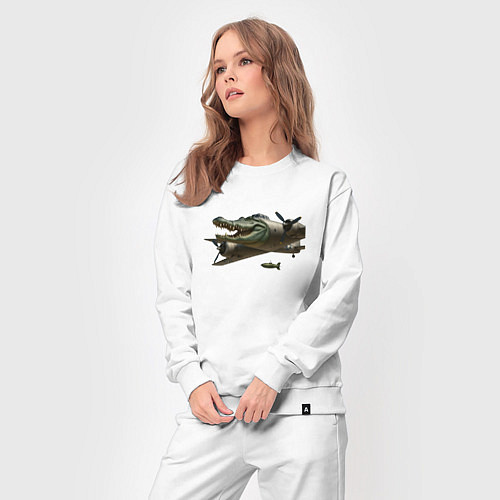 Женский костюм Бомбардиро крокодило / Белый – фото 3