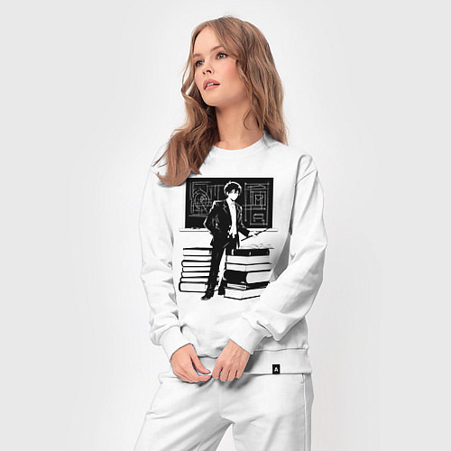 Женский костюм Учитель знаний аниме / Белый – фото 3