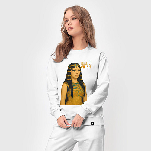 Женский костюм Билли Айлиш фараон / Белый – фото 3