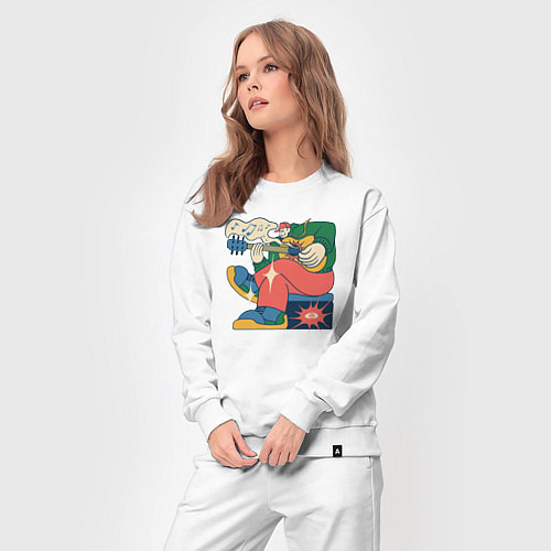 Женский костюм Rock boy / Белый – фото 3