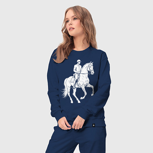 Женский костюм Конный спорт / Тёмно-синий – фото 3