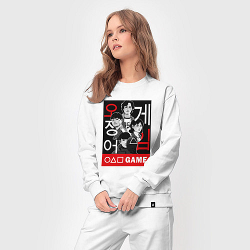 Женский костюм Squid game players / Белый – фото 3