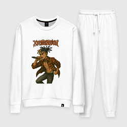 Костюм хлопковый женский XXXTentacion в аниме стиле, цвет: белый