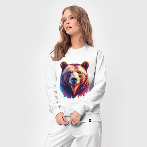 Женский костюм Хозяин сибирской тайги / Белый – фото 3