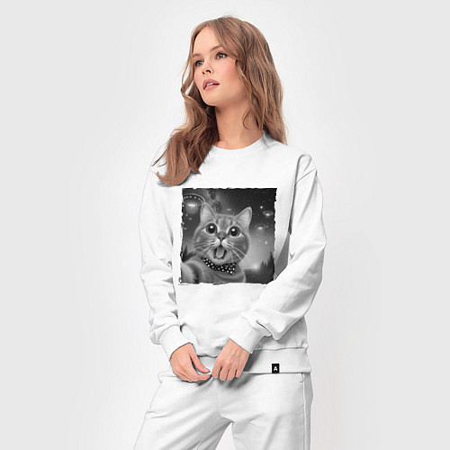 Женский костюм Кот селфи / Белый – фото 3
