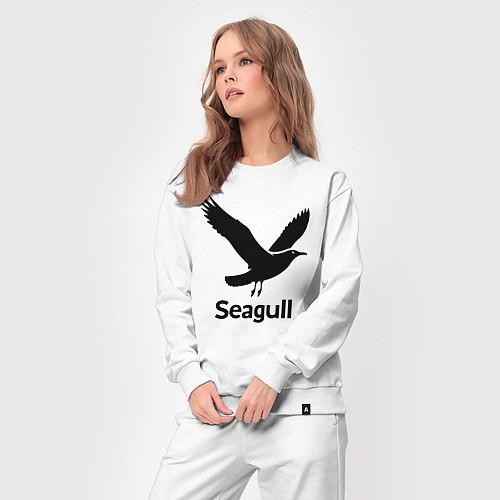Женский костюм Черная чайка / Белый – фото 3