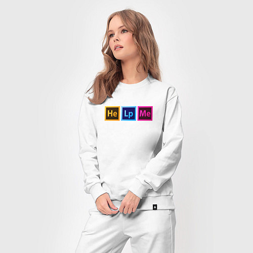 Женский костюм Help me - для дизайнеров / Белый – фото 3