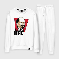 Костюм хлопковый женский KFC Lenin, цвет: белый