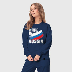 Костюм хлопковый женский Made in Russia, цвет: тёмно-синий — фото 2