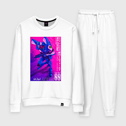 Костюм хлопковый женский Евангелион 00 - Рей, цвет: белый