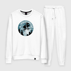 Костюм хлопковый женский Xenomorph ET, цвет: белый