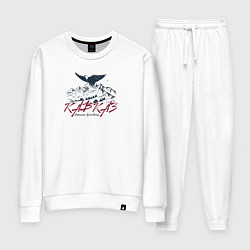 Костюм хлопковый женский Кавказ Вершины вдохновения, цвет: белый