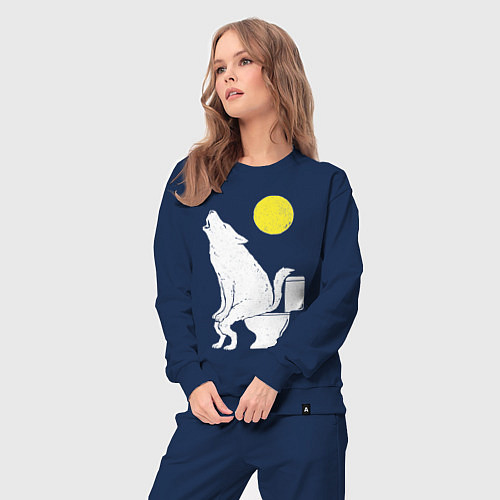 Женский костюм Срущий волк / Тёмно-синий – фото 3