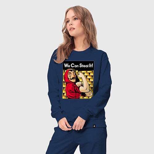Женский костюм Мы можем это украсть / Тёмно-синий – фото 3