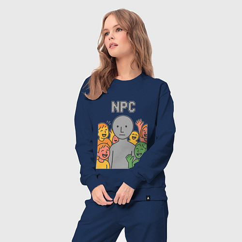 Женский костюм NPC / Тёмно-синий – фото 3