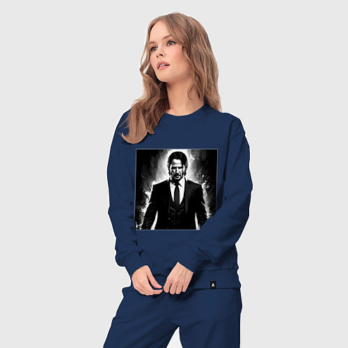 Женский костюм Киану / Тёмно-синий – фото 3