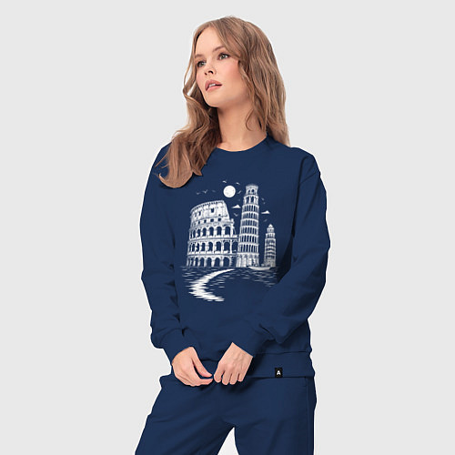 Женский костюм Величие Италии / Тёмно-синий – фото 3