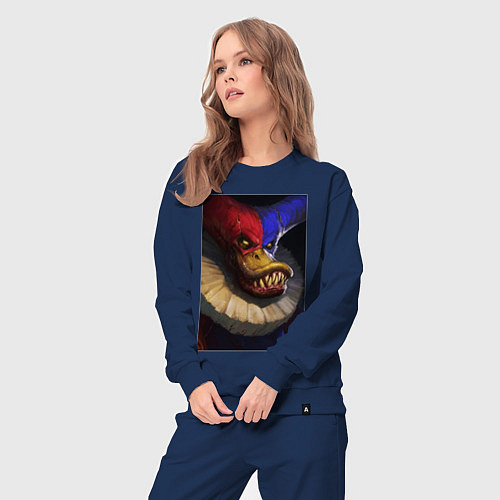 Женский костюм Черный плащ - Квага / Тёмно-синий – фото 3