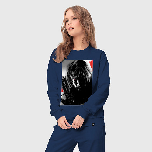 Женский костюм John Wick killer / Тёмно-синий – фото 3