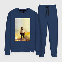 Костюм хлопковый женский Logan, цвет: тёмно-синий
