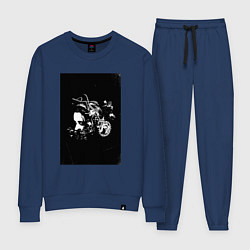 Костюм хлопковый женский Фильм Пила, цвет: тёмно-синий