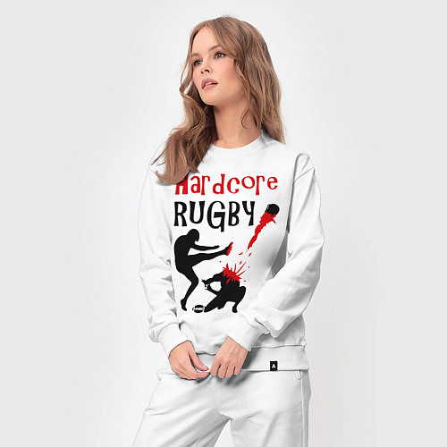 Женский костюм Hardcore Rugby / Белый – фото 3