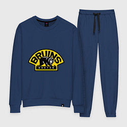Костюм хлопковый женский HC Boston Bruins Label, цвет: тёмно-синий