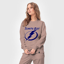 Костюм хлопковый женский HC Tampa Bay, цвет: пыльно-розовый — фото 2
