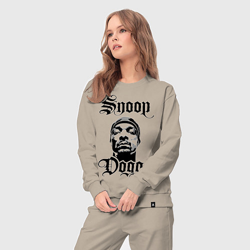 Женский костюм Snoop Dogg Face / Миндальный – фото 3