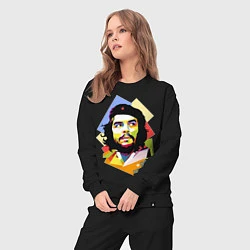 Костюм хлопковый женский Che Guevara Art, цвет: черный — фото 2