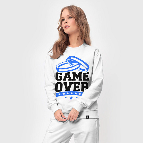 Женский костюм Game over Свадьба / Белый – фото 3