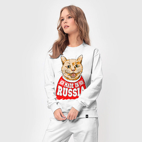 Женский костюм Made in Russia: киса / Белый – фото 3