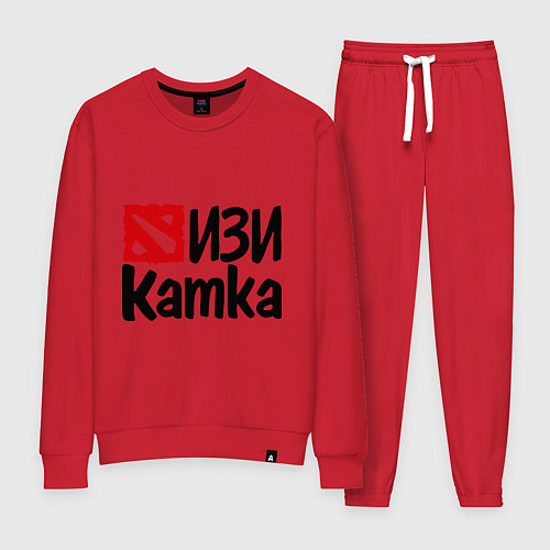 Женский костюм Изи катка / Красный – фото 1