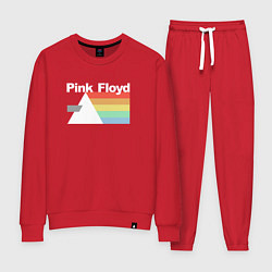 Костюм хлопковый женский Pink Floyd, цвет: красный