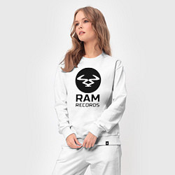 Костюм хлопковый женский Ram Records, цвет: белый — фото 2