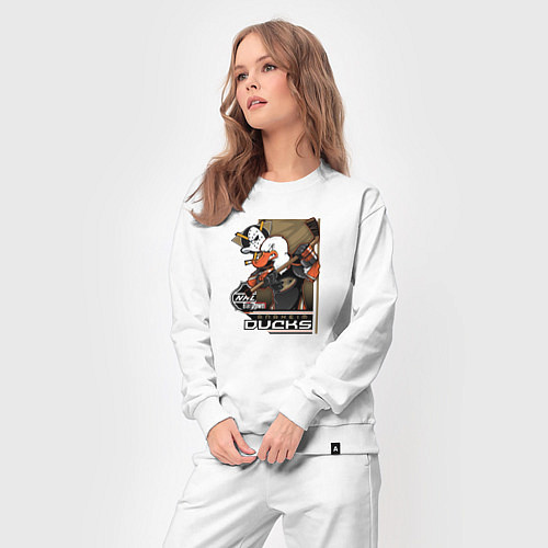 Женский костюм Anaheim Ducks / Белый – фото 3