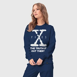 Костюм хлопковый женский X-Files: Truth is out there, цвет: тёмно-синий — фото 2